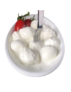Pannose Ciliegine di Bufala affogate in panna vaccino